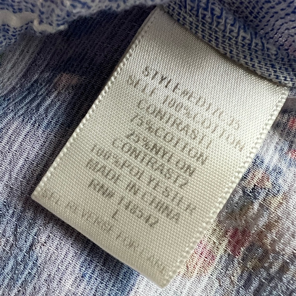 Aratta Statement Boho Patchwork Blouse Size Large… - image 4